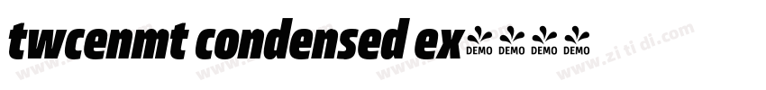 twcenmt condensed ex字体转换